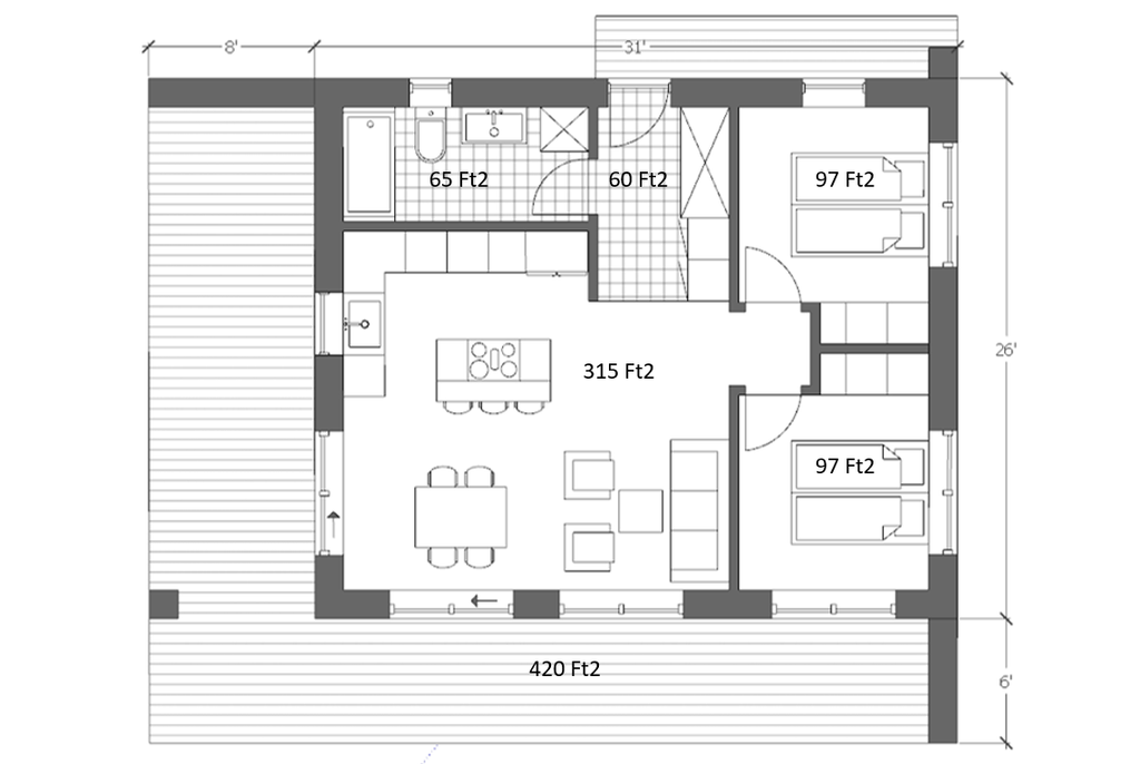 blueprints in a new home