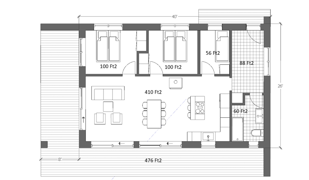 blueprints in a new home